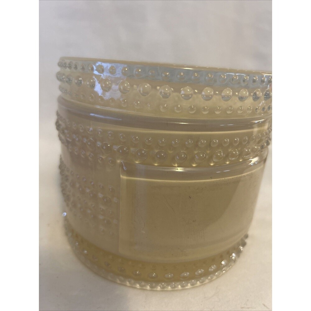 Homeworx Glass Candle Holder By Harry Slatkin Frosted Beige